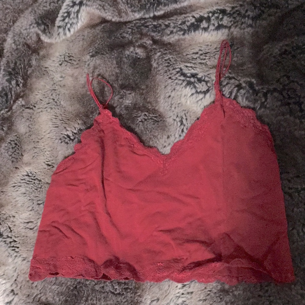 Lace crop top
